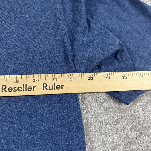 Carhartt T Shirt Mens Large Loose Fit Chest Pocket Short Sleeve Outdoors Blue - Picture 8 of 8